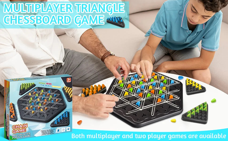 Triggle Rubber Board Game for Kids & Adults Wavelength Board Game