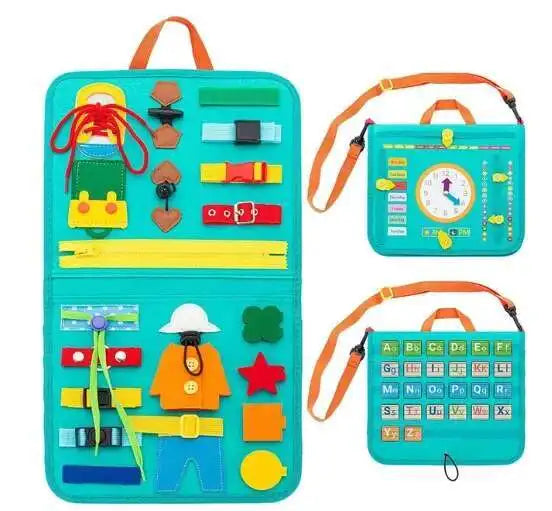 Toddler Busy Board Toddler Travel Toys Montessori Educational Toys