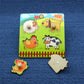 Children Hand Scratch Board Game, 3D Puzzle Early Education Matching Board Game