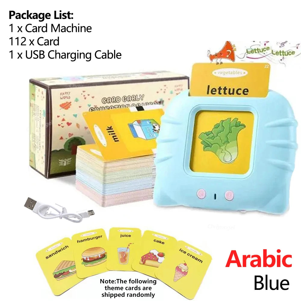 Early Education Flash Card, Talking Flashcards for Kids Preschool English