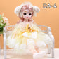 30CM Movable Joint Doll Girl Dress Up DIY Toys Cute Safety Baby Doll Babies