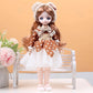 30CM Movable Joint Doll Girl Dress Up DIY Toys Cute Safety Baby Doll Babies