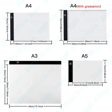 3-Level Led Drawing Copy Pad Board game, Toy, Painting