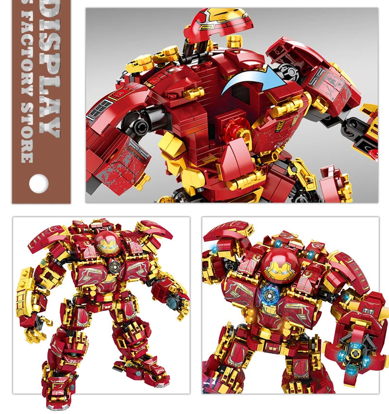 Superheroes Building Blocks Movie Hero Model Armor Iron Robot Bricks Toys
