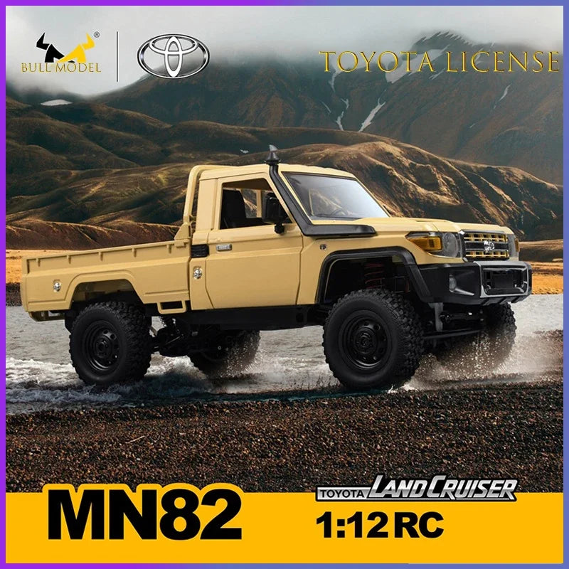 MN82 1:12 Retro with LED Lights, Full Scale Analog LC79, Four-wheel RC Car