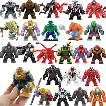 Avenger Superhero Building Block Thor Green Giant Wolverine Action Doll