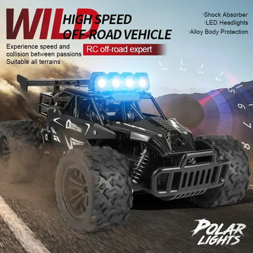 1:16 2.4G 20km/H Model With LED Lights 2wd Off-Road Remote Control car