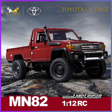 MN82 1:12 Retro with LED Lights, Full Scale Analog LC79, Four-wheel RC Car