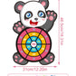 Jungle Animal Dart Plate Board Panda Safari Birthday Party Favors Kids Baby Shower Party Decoration Guest Children Toys Gifts