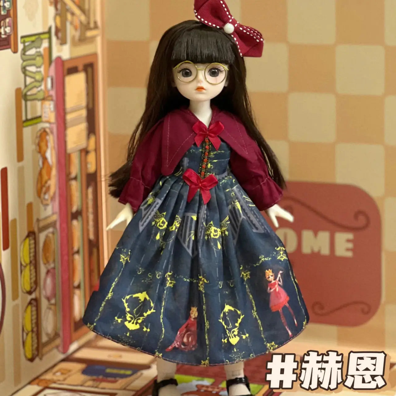 30cm Doll 6-point BJD Dress Doll Little Princess Lolita Girl Toy Doll Multi Joint
