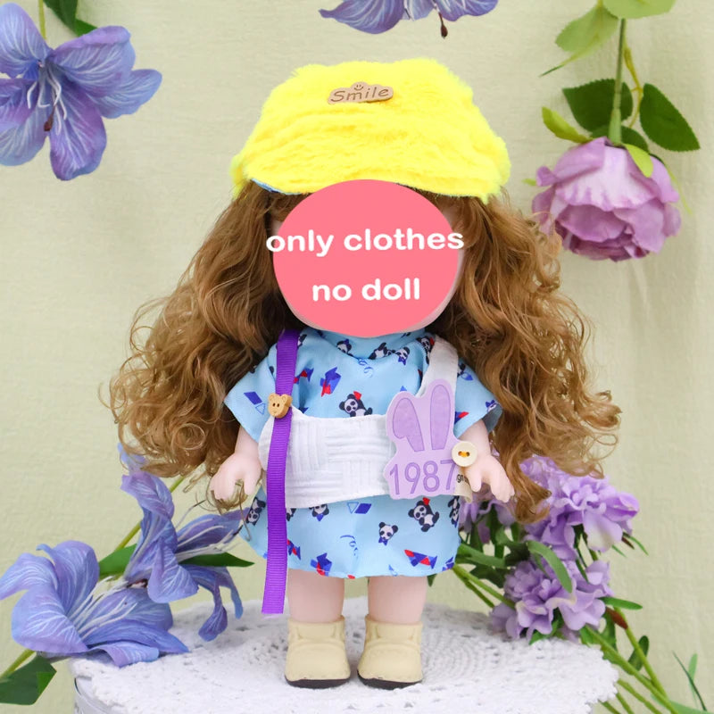 Dolls Toys Girl Doll Big Head Cute Baby Festival Gift Reborn Kids Dolls For Girls 25cm
