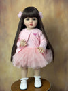 BZDOLL 55CM 22Inch Can Stand Reborn Baby Doll Soft Silicone Body Princess
