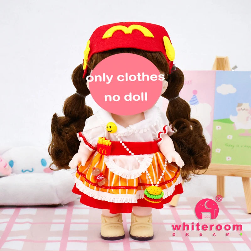 Dolls Toys Girl Doll Big Head Cute Baby Festival Gift Reborn Kids Dolls For Girls 25cm