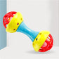 1pc random color Toddler Double-headed Hand Rattles Soothing Hand Grip Rattles Toys