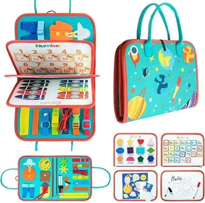 Toddler Busy Board Toddler Travel Toys Montessori Educational Toys