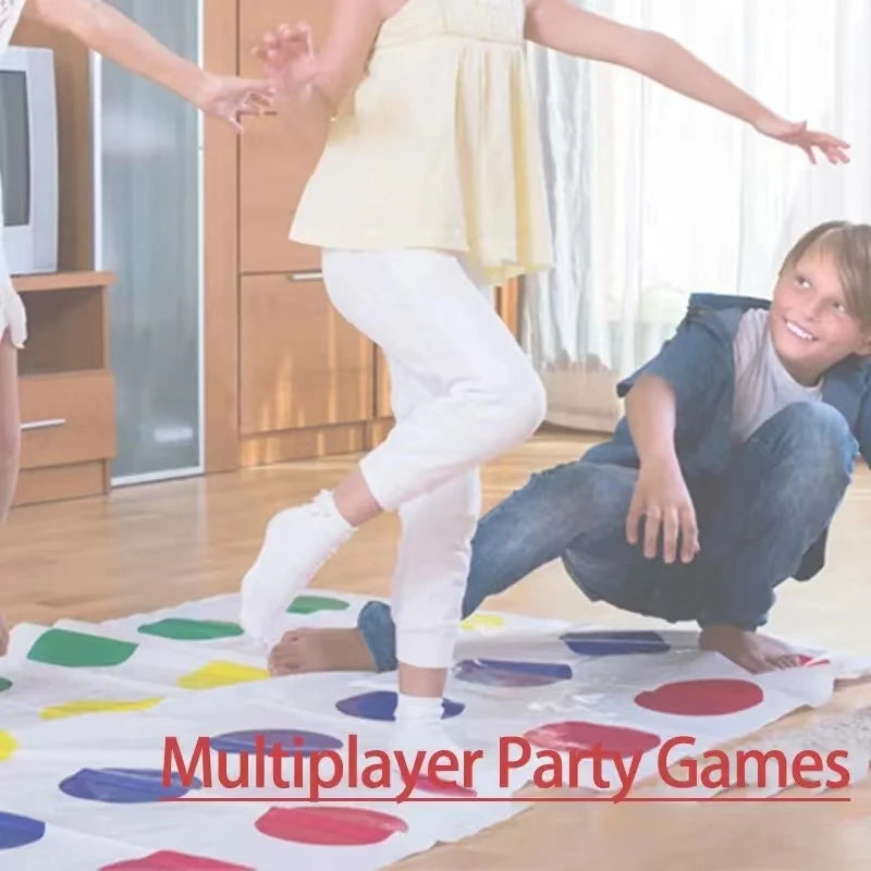 1 Set Twist Game Funny Kid Family Body Twist Move Mat Board Game