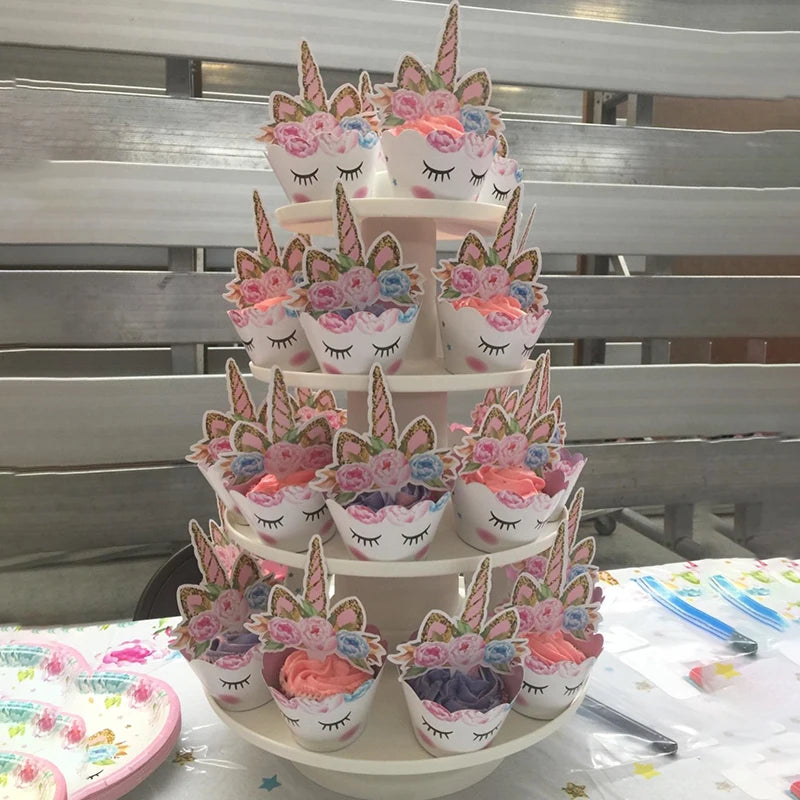 Unicorn Plate Napkin Cups Unicorn Party Supplies Balloons Kids Birthday Party Decoration Baby Shower Girl Kid Birthday Supplies