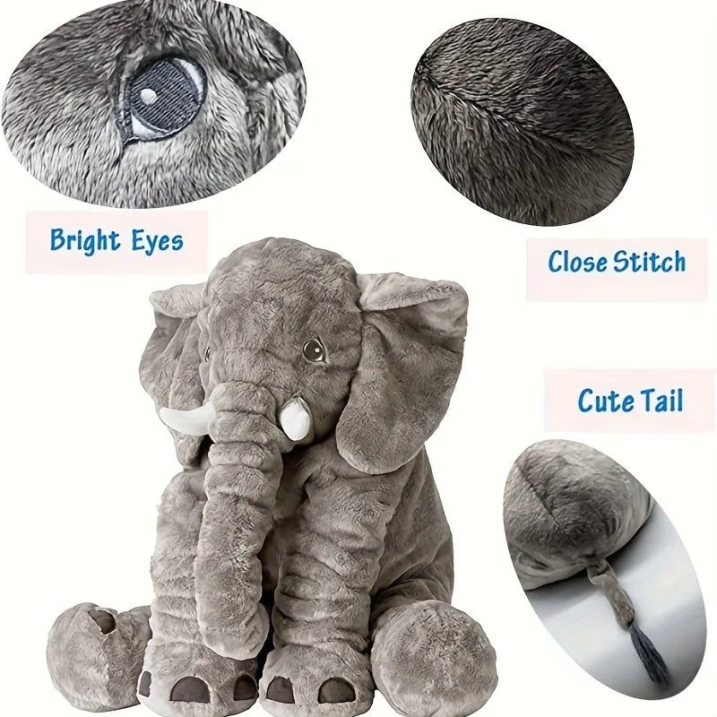 40cm Soft Elephant Plush Toys Cute Elephant Baby Sleeping Pillow Stuffed Animals