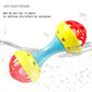 1pc random color Toddler Double-headed Hand Rattles Soothing Hand Grip Rattles Toys