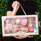 Toys BJD Doll for Girls Gifts Princess Bag Pet Shop Bicycle Joint Movable Full Set