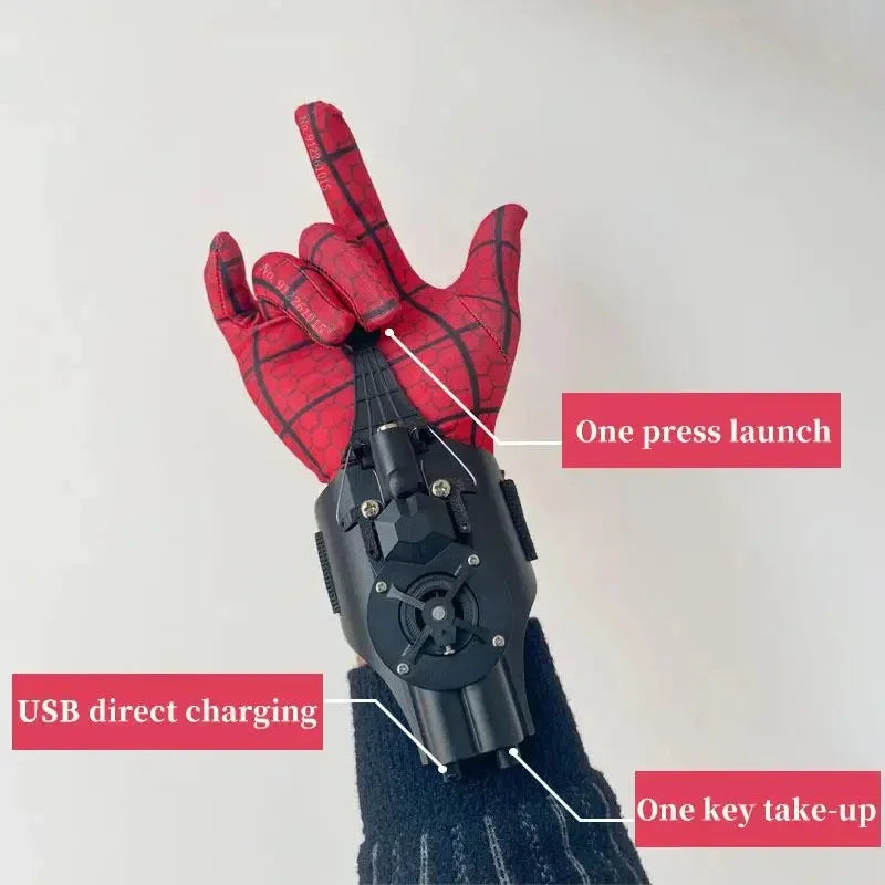 Spiderman Web Shooters Wrist Launcher Shooters Props Shooting Toys