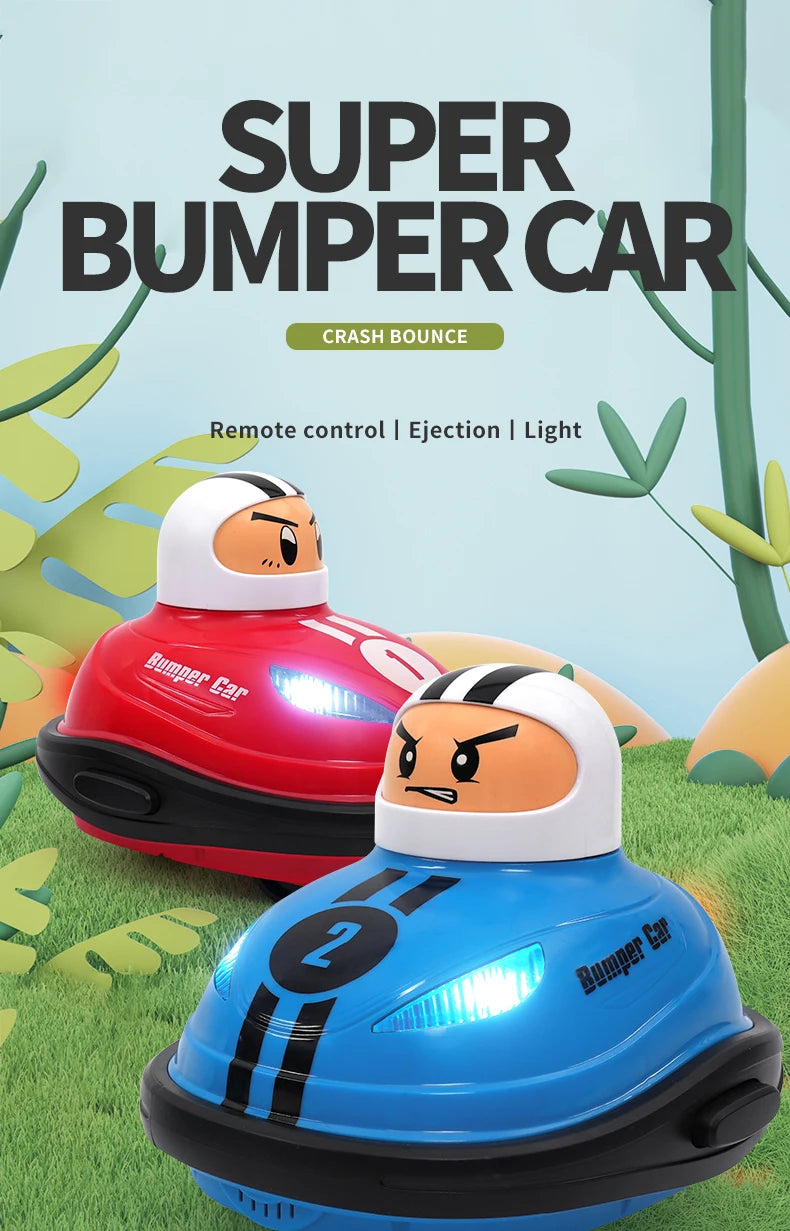 Car Pop-up Doll Crash Bounce Ejection Light Children's Remote Control Toys