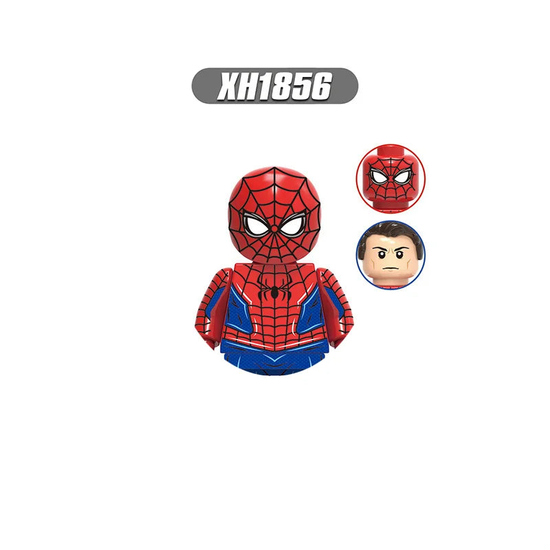 Marvel Iron Man, Spider-Man Building Blocks Mini Brick Toy
