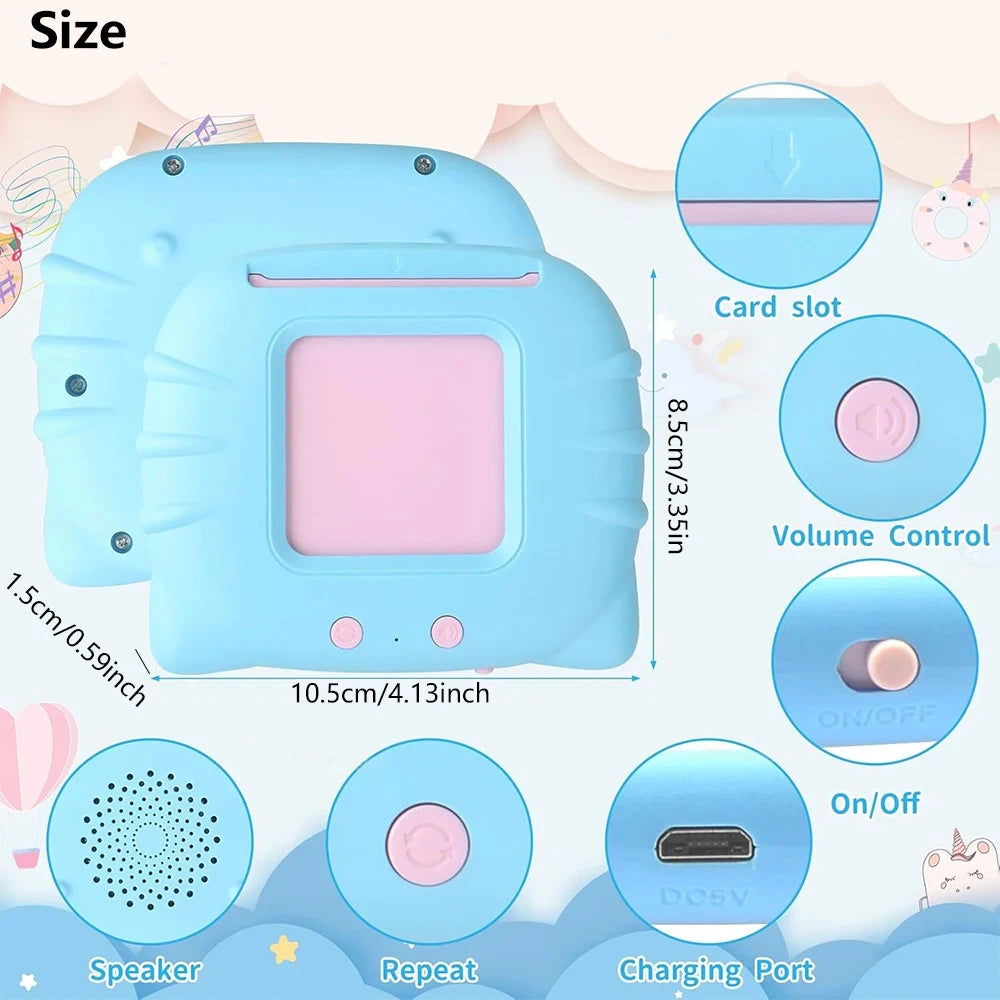 Early Education Flash Card, Talking Flashcards for Kids Preschool English