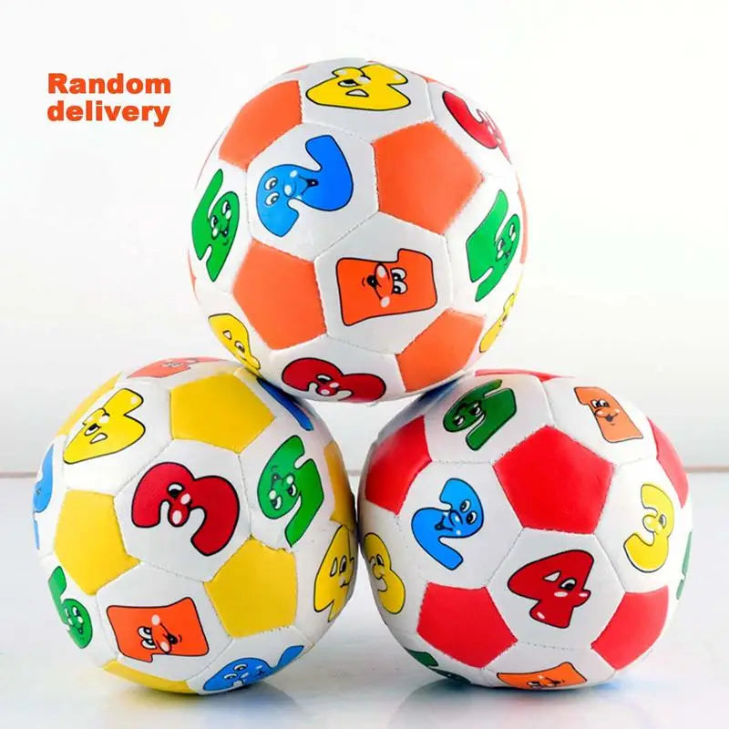 Toddler Number Learning Ball Toy Small Soccer Ball Stress Relief Sensory Toys Children