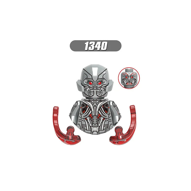 Marvel Iron Man, Spider-Man Building Blocks Mini Brick Toy