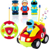 Toddlers Radio Control Toy with Driver Doll RC Race Car