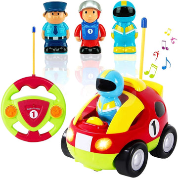 Toddlers Radio Control Toy with Driver Doll RC Race Car