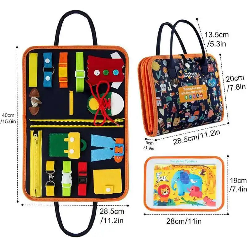 Toddler Busy Board Toddler Travel Toys Montessori Educational Toys