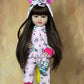 BZDOLL 55CM 22Inch Can Stand Reborn Baby Doll Soft Silicone Body Princess