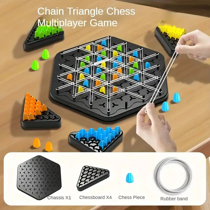 Triggle Rubber Board Game for Kids & Adults Wavelength Board Game