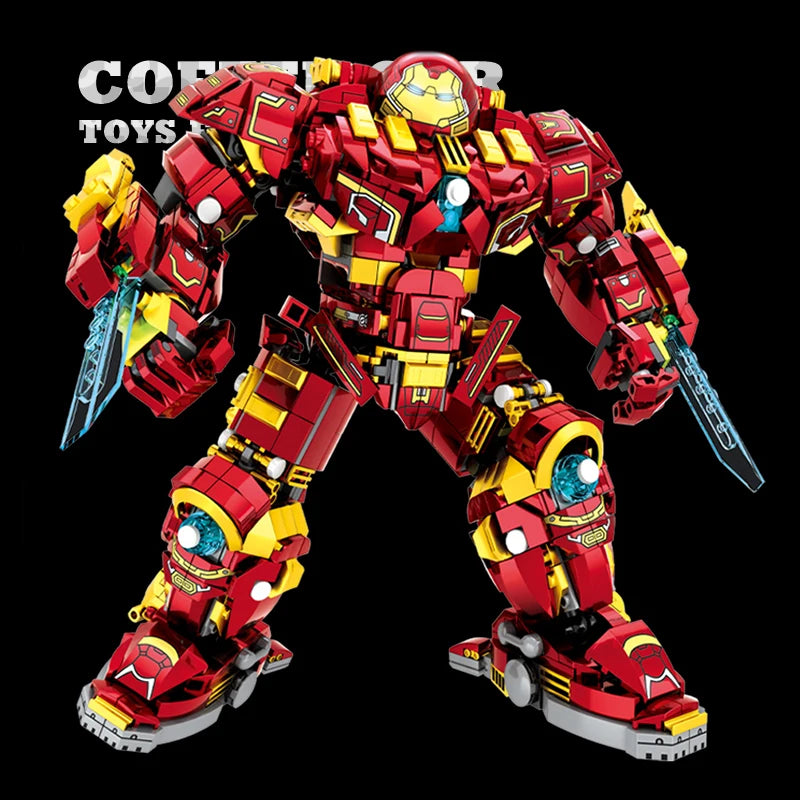 Superheroes Building Blocks Movie Hero Model Armor Iron Robot Bricks Toys
