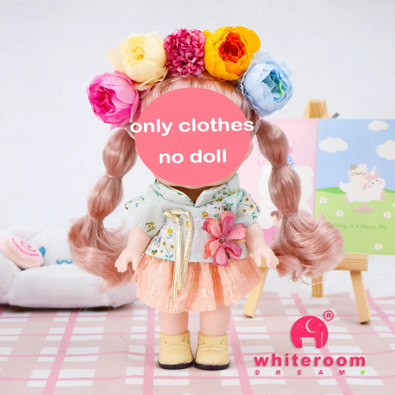 Dolls Toys Girl Doll Big Head Cute Baby Festival Gift Reborn Kids Dolls For Girls 25cm
