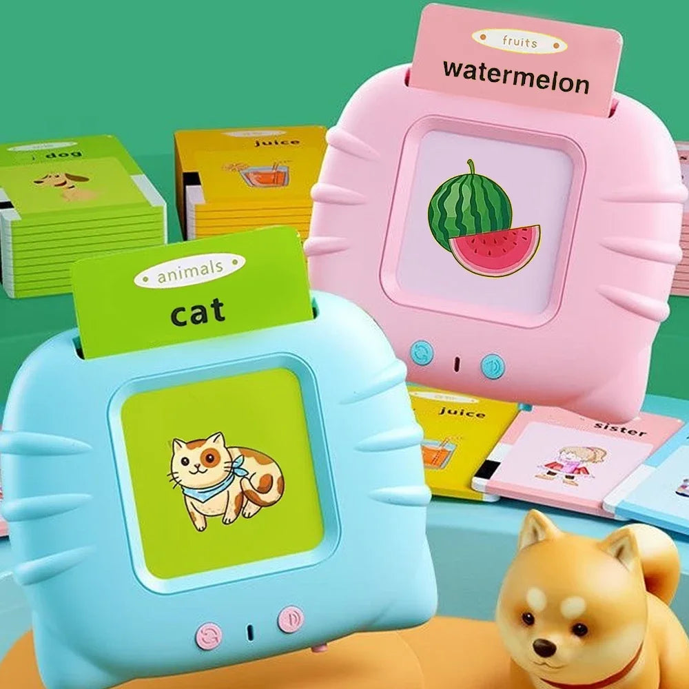 Early Education Flash Card, Talking Flashcards for Kids Preschool English