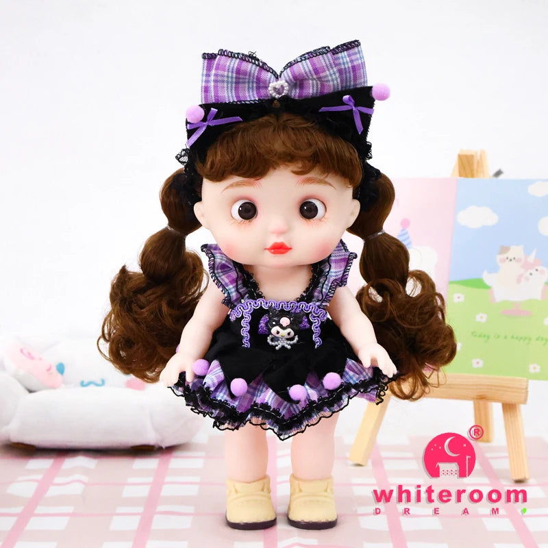 Dolls Toys Girl Doll Big Head Cute Baby Festival Gift Reborn Kids Dolls For Girls 25cm
