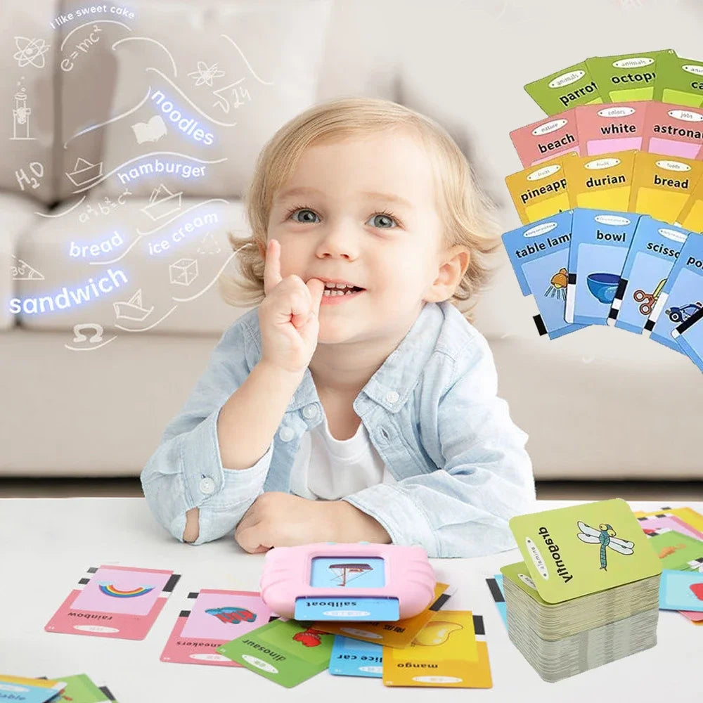 Early Education Flash Card, Talking Flashcards for Kids Preschool English