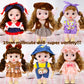 Dolls Toys Girl Doll Big Head Cute Baby Festival Gift Reborn Kids Dolls For Girls 25cm