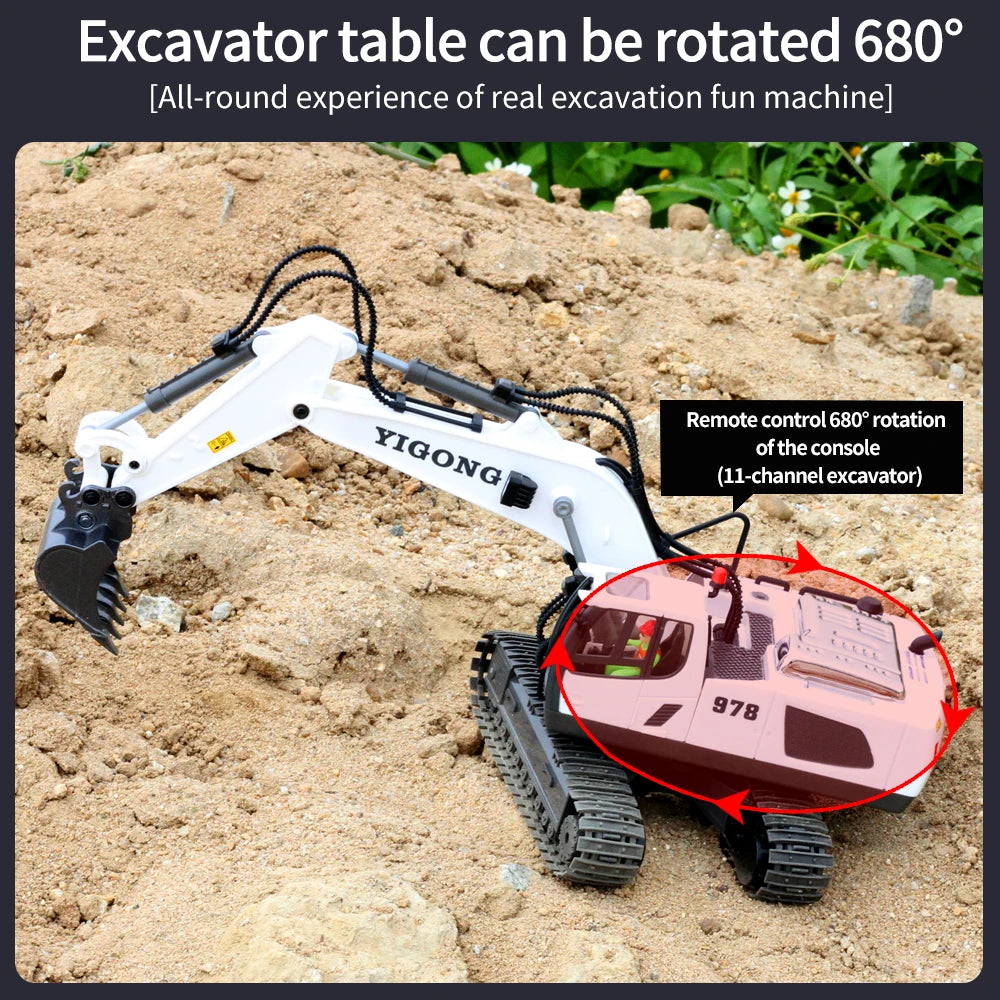 RC Remote Control Toys Radio Control Excavator Dump Truck