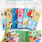 Baby Cloth Books Enlightenment Early Educational Toys Kids Fruits Animal Numbers Food Cognitive Book for Toddlers 12-72 Month