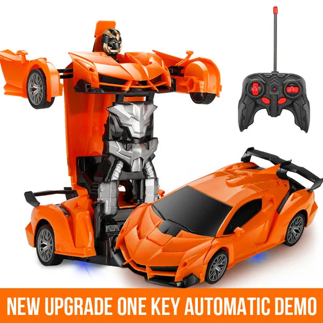 Electric RC Car 2 In 1 Transformation Robots Sports Vehicle