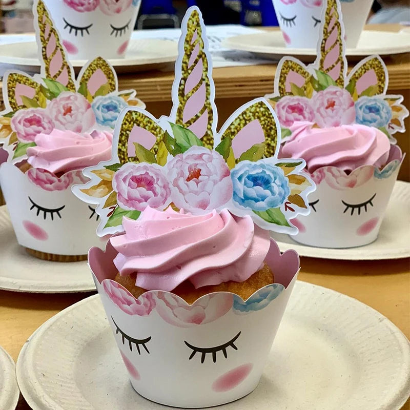 Unicorn Plate Napkin Cups Unicorn Party Supplies Balloons Kids Birthday Party Decoration Baby Shower Girl Kid Birthday Supplies