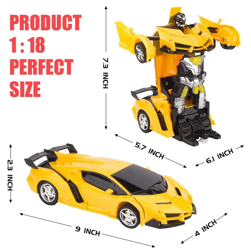Electric RC Car 2 In 1 Transformation Robots Sports Vehicle