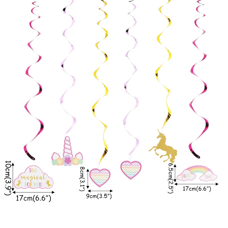 Unicorn Plate Napkin Cups Unicorn Party Supplies Balloons Kids Birthday Party Decoration Baby Shower Girl Kid Birthday Supplies