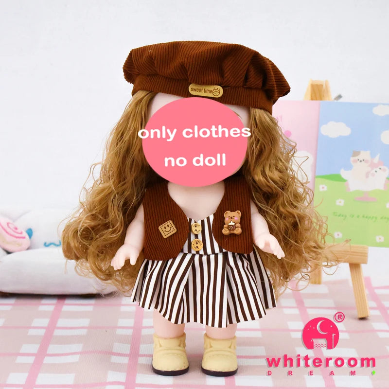 Dolls Toys Girl Doll Big Head Cute Baby Festival Gift Reborn Kids Dolls For Girls 25cm