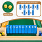 Classic 4 Sided Wooden Board Game With 2 Dice And Shut-The-Box