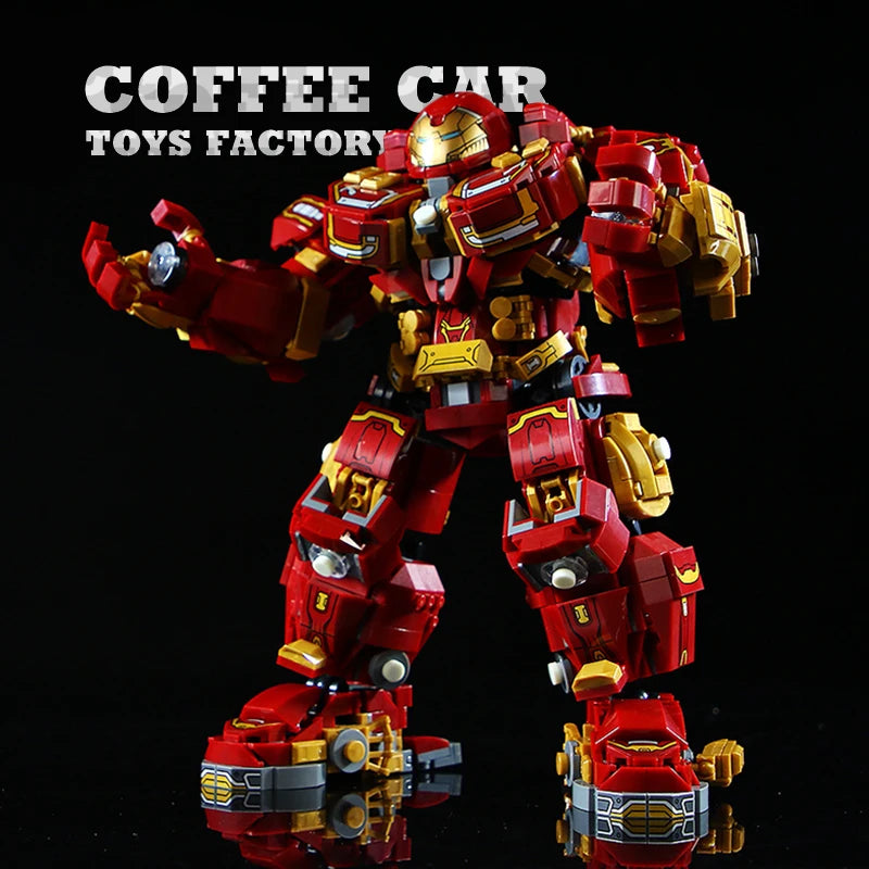 Superheroes Building Blocks Movie Hero Model Armor Iron Robot Bricks Toys